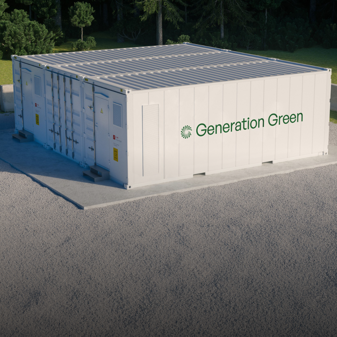 Batterijcontainer van Generation Green